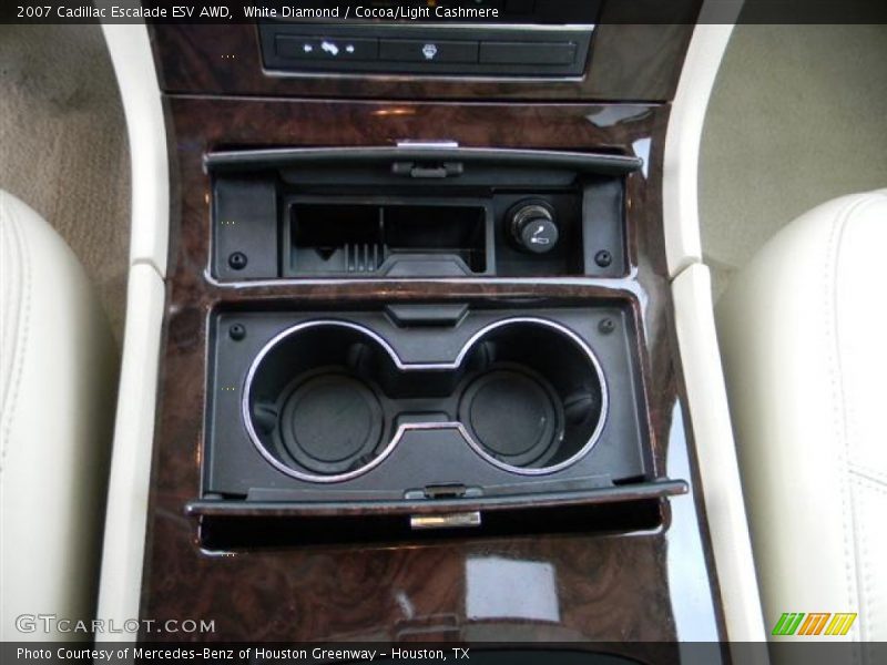 White Diamond / Cocoa/Light Cashmere 2007 Cadillac Escalade ESV AWD