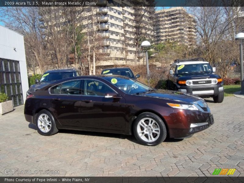 Mayan Bronze Metallic / Ebony 2009 Acura TL 3.5