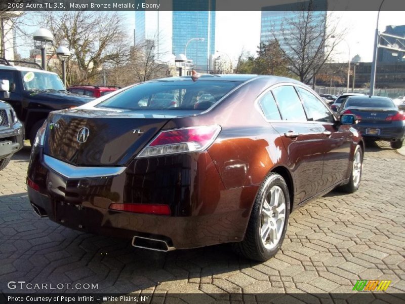 Mayan Bronze Metallic / Ebony 2009 Acura TL 3.5