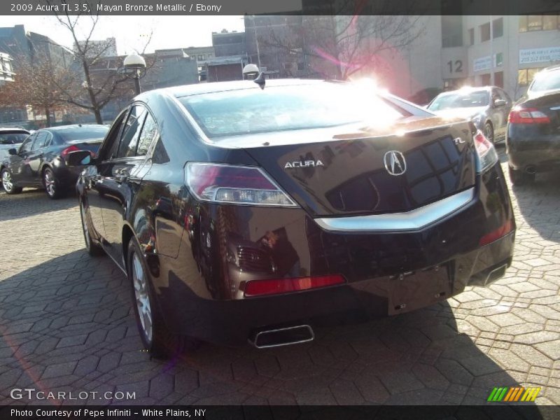 Mayan Bronze Metallic / Ebony 2009 Acura TL 3.5