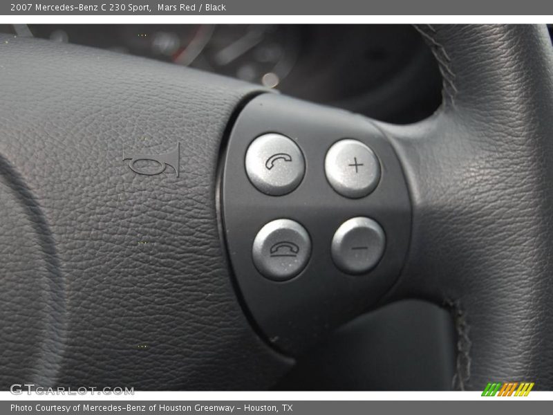 Mars Red / Black 2007 Mercedes-Benz C 230 Sport