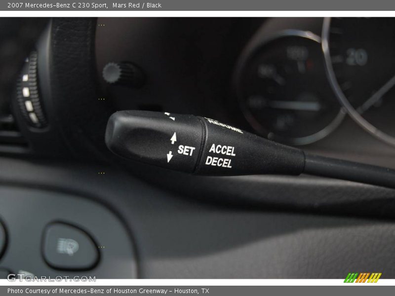 Mars Red / Black 2007 Mercedes-Benz C 230 Sport