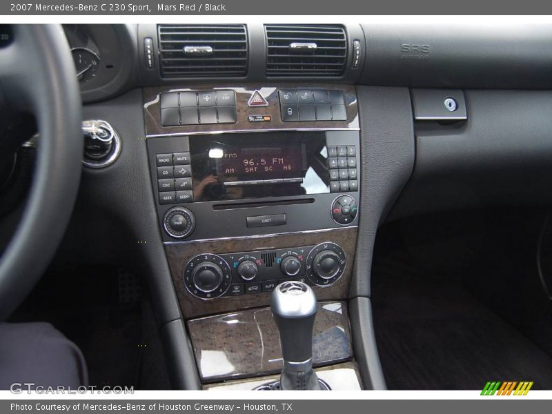 Mars Red / Black 2007 Mercedes-Benz C 230 Sport