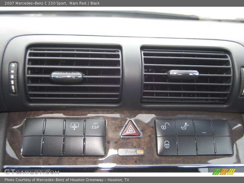 Mars Red / Black 2007 Mercedes-Benz C 230 Sport