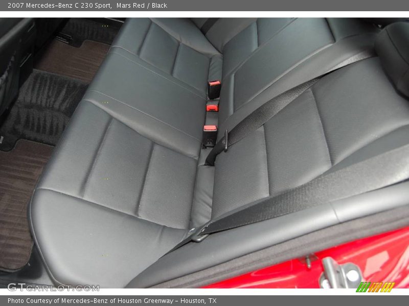 Mars Red / Black 2007 Mercedes-Benz C 230 Sport