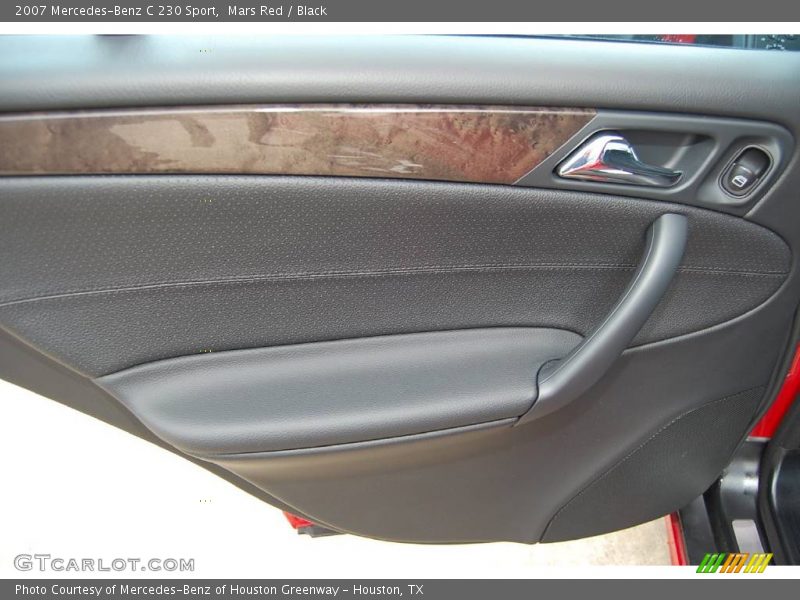 Mars Red / Black 2007 Mercedes-Benz C 230 Sport