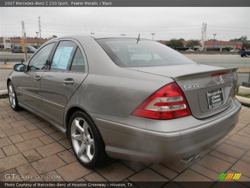 Pewter Metallic / Black 2007 Mercedes-Benz C 230 Sport