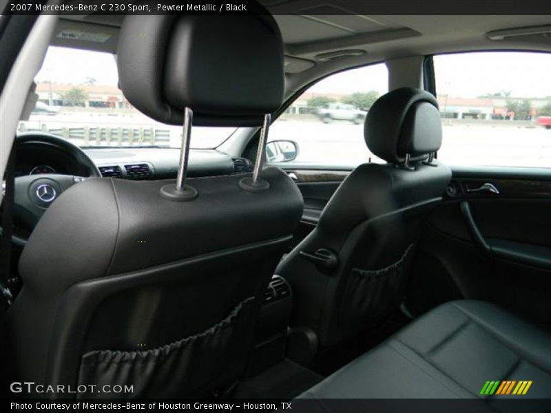 Pewter Metallic / Black 2007 Mercedes-Benz C 230 Sport