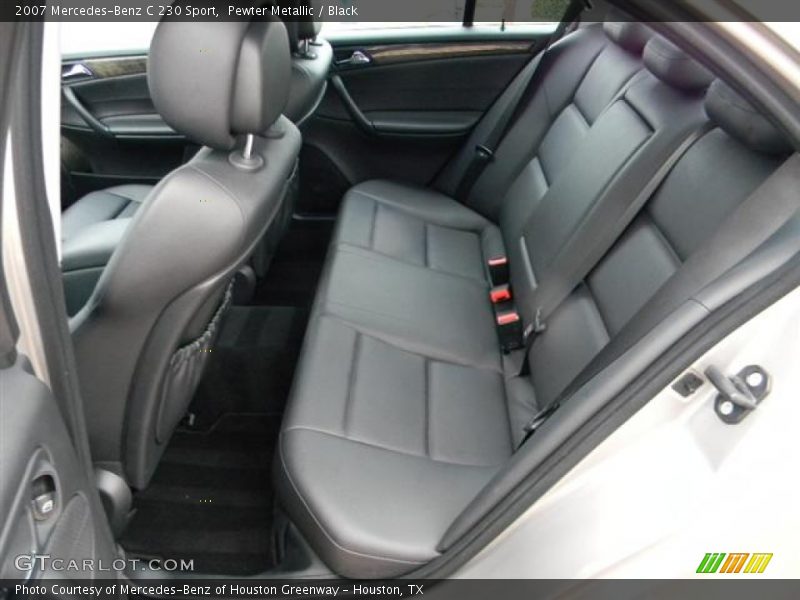 Pewter Metallic / Black 2007 Mercedes-Benz C 230 Sport