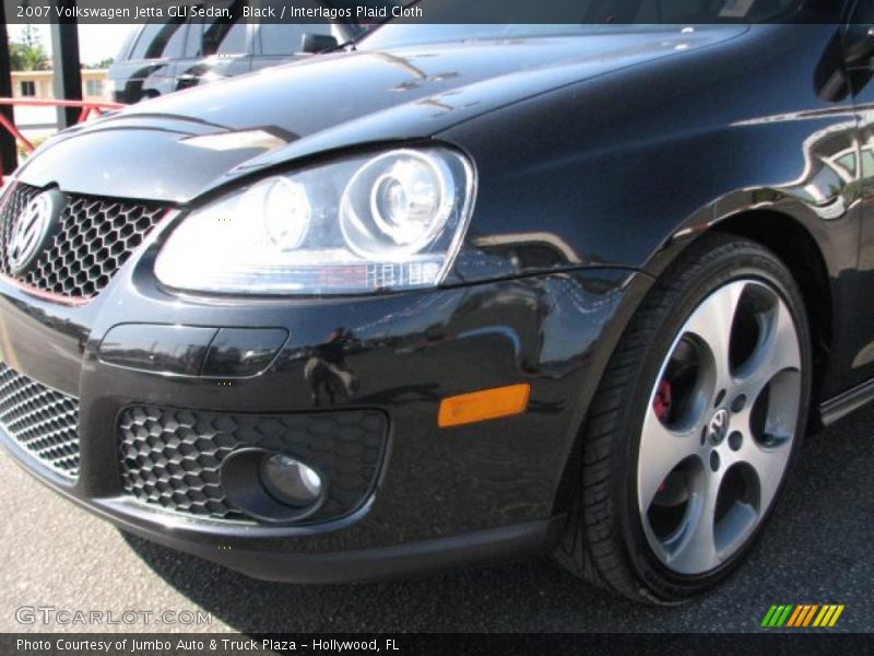 Black / Interlagos Plaid Cloth 2007 Volkswagen Jetta GLI Sedan