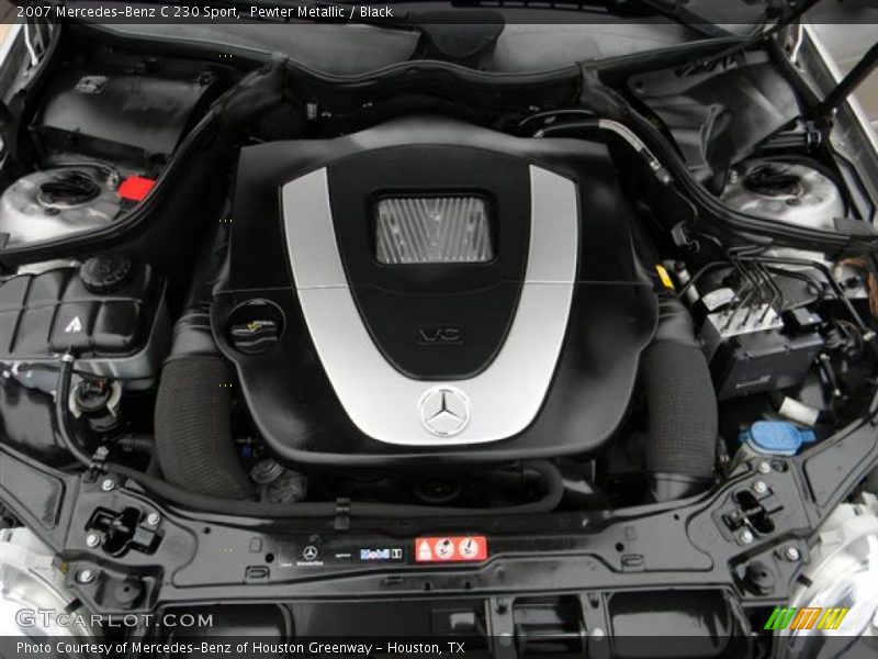 Pewter Metallic / Black 2007 Mercedes-Benz C 230 Sport