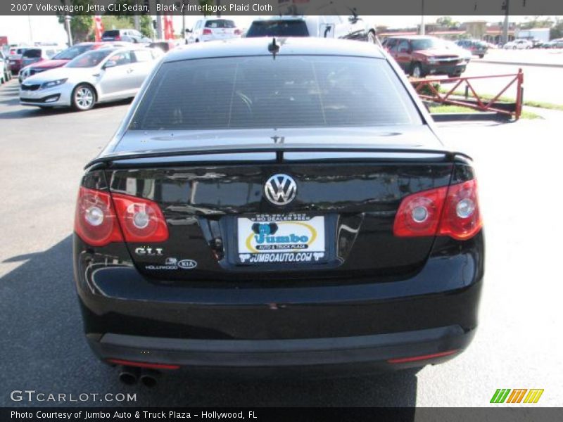 Black / Interlagos Plaid Cloth 2007 Volkswagen Jetta GLI Sedan