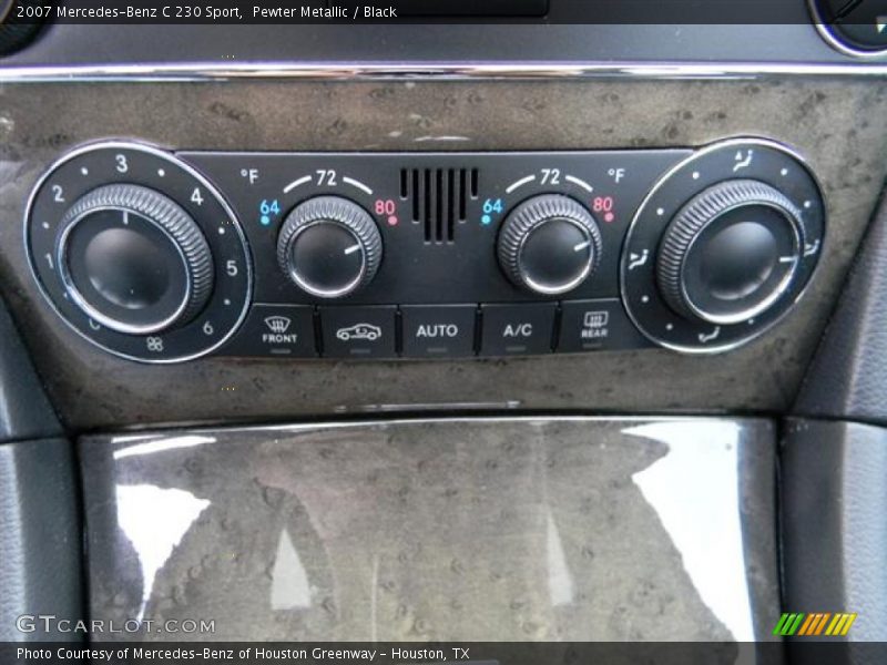 Pewter Metallic / Black 2007 Mercedes-Benz C 230 Sport
