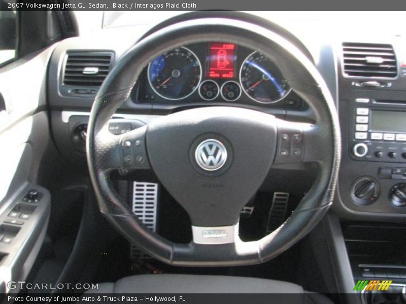 Black / Interlagos Plaid Cloth 2007 Volkswagen Jetta GLI Sedan