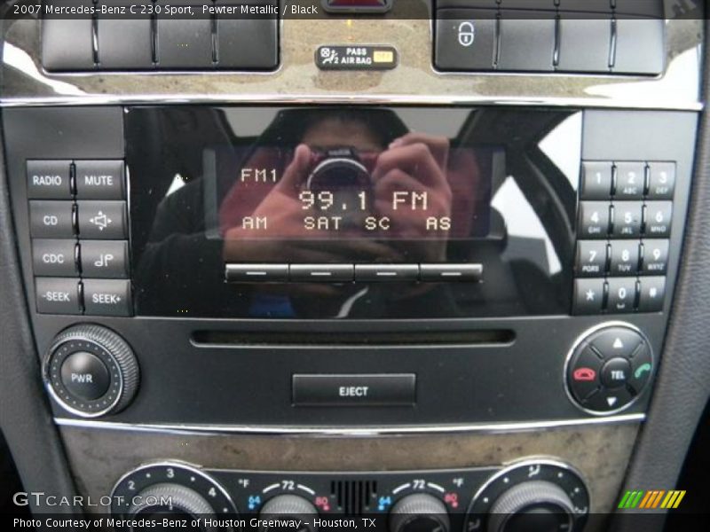 Pewter Metallic / Black 2007 Mercedes-Benz C 230 Sport