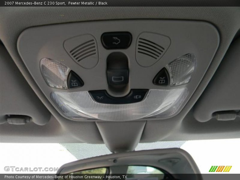 Pewter Metallic / Black 2007 Mercedes-Benz C 230 Sport