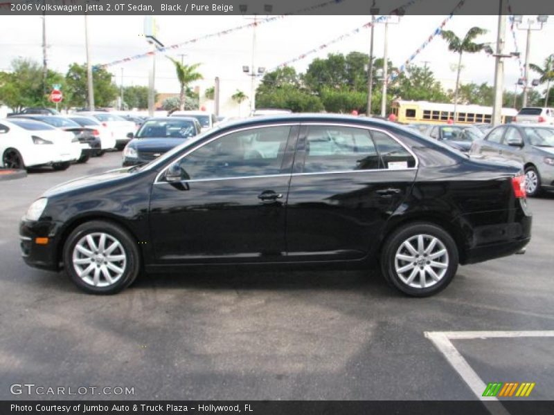 Black / Pure Beige 2006 Volkswagen Jetta 2.0T Sedan