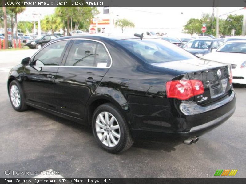 Black / Pure Beige 2006 Volkswagen Jetta 2.0T Sedan