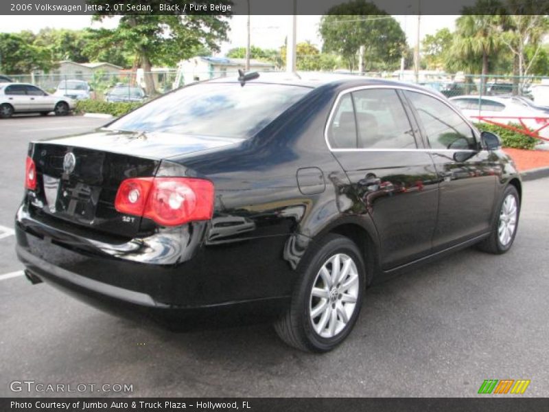 Black / Pure Beige 2006 Volkswagen Jetta 2.0T Sedan