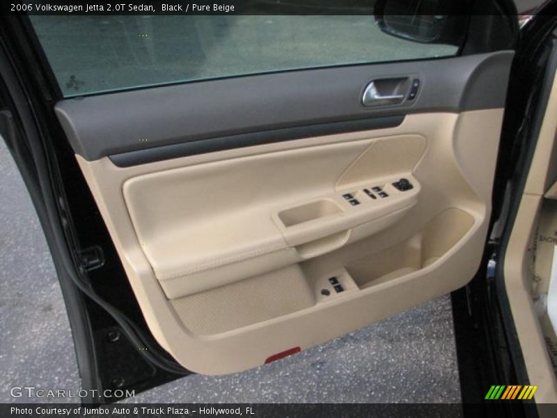 Black / Pure Beige 2006 Volkswagen Jetta 2.0T Sedan