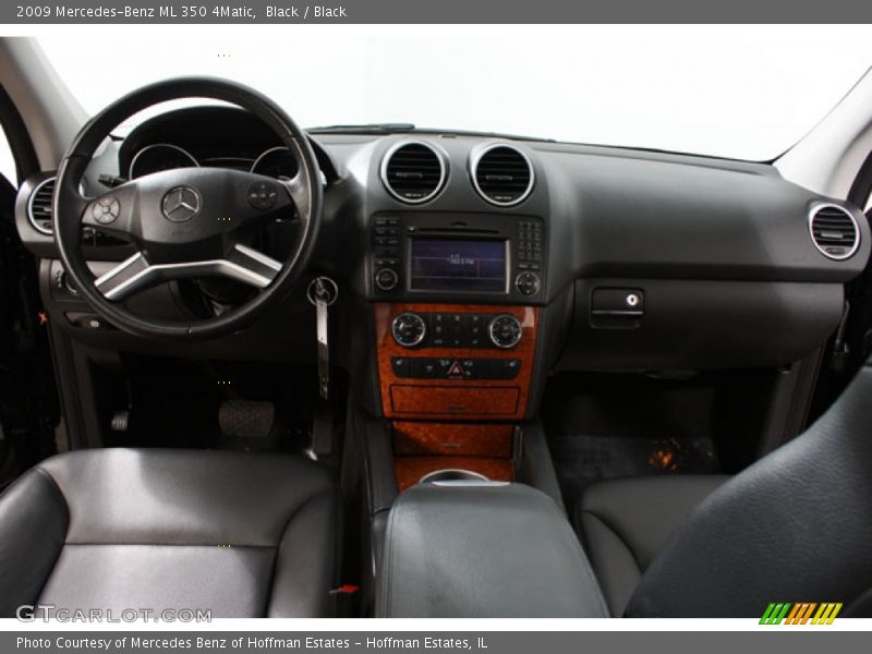 Black / Black 2009 Mercedes-Benz ML 350 4Matic