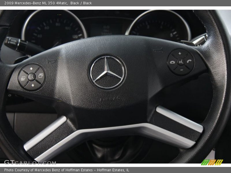 Black / Black 2009 Mercedes-Benz ML 350 4Matic