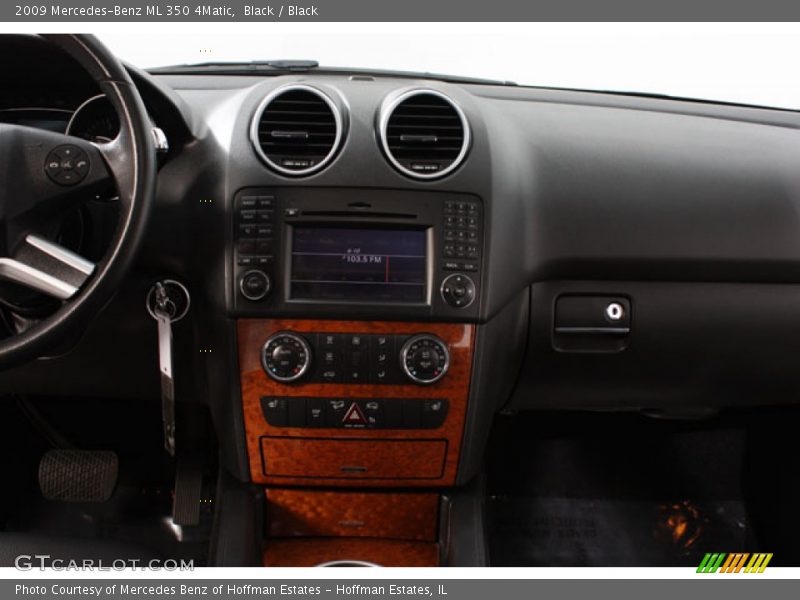 Black / Black 2009 Mercedes-Benz ML 350 4Matic