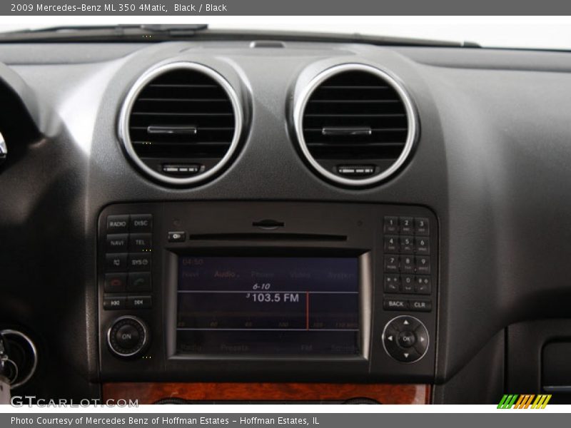 Black / Black 2009 Mercedes-Benz ML 350 4Matic