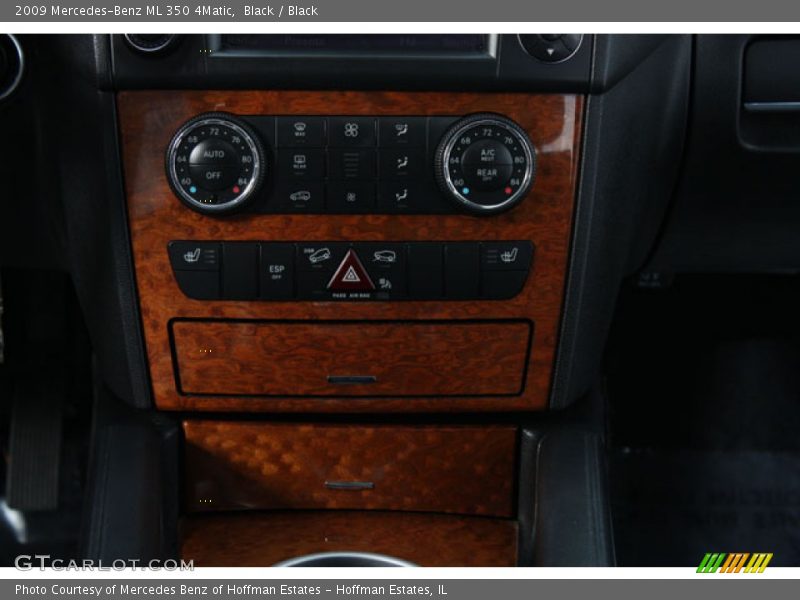 Black / Black 2009 Mercedes-Benz ML 350 4Matic