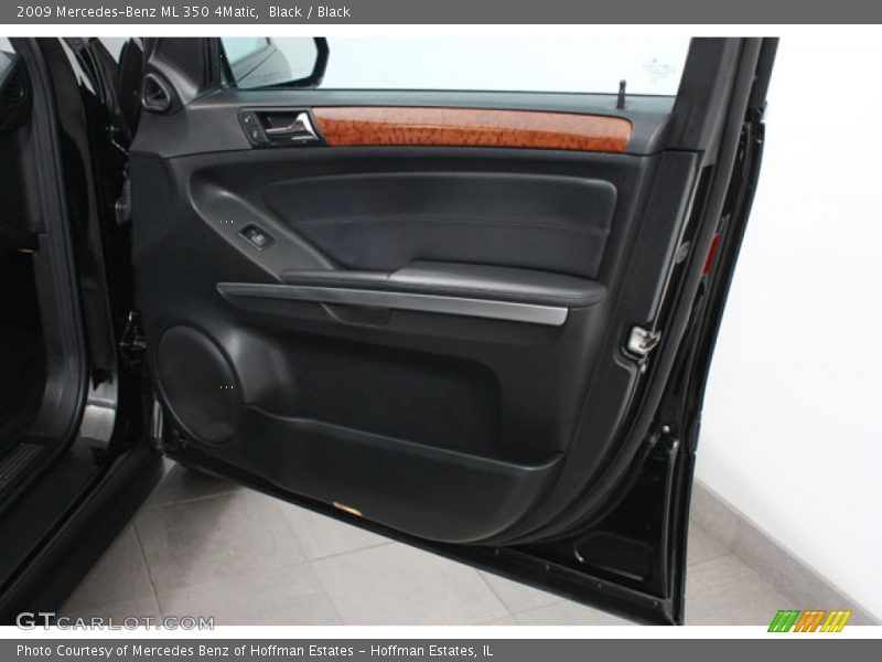 Black / Black 2009 Mercedes-Benz ML 350 4Matic