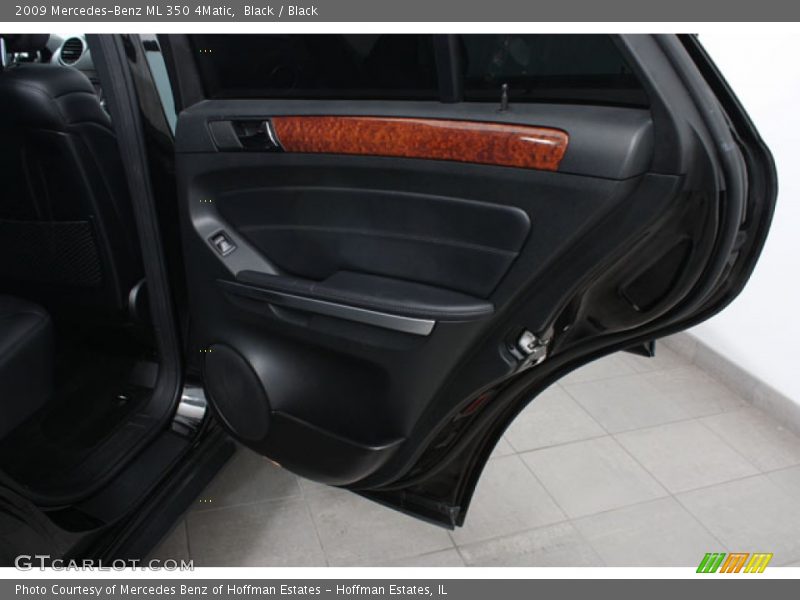 Black / Black 2009 Mercedes-Benz ML 350 4Matic
