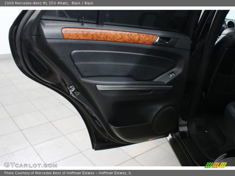 Black / Black 2009 Mercedes-Benz ML 350 4Matic