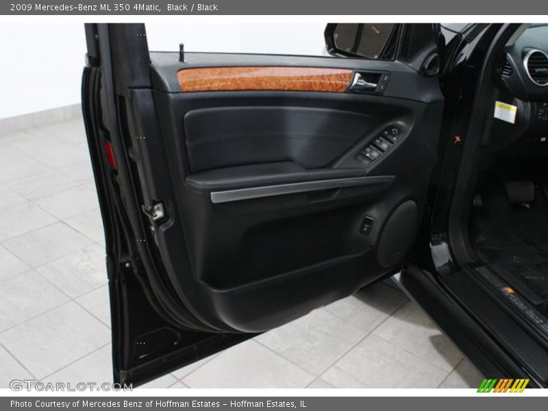 Black / Black 2009 Mercedes-Benz ML 350 4Matic