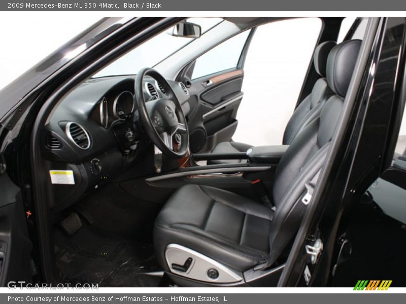Black / Black 2009 Mercedes-Benz ML 350 4Matic