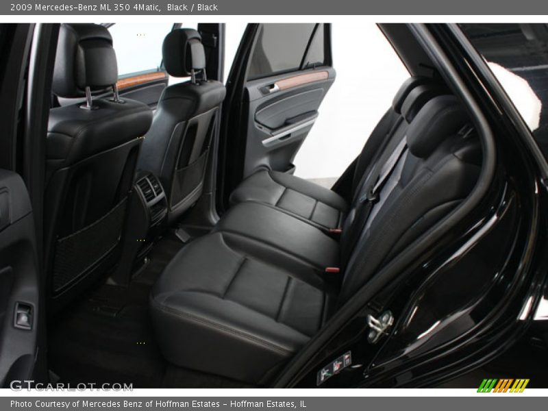 Black / Black 2009 Mercedes-Benz ML 350 4Matic