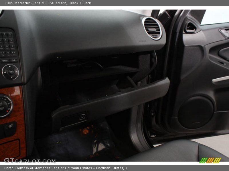 Black / Black 2009 Mercedes-Benz ML 350 4Matic