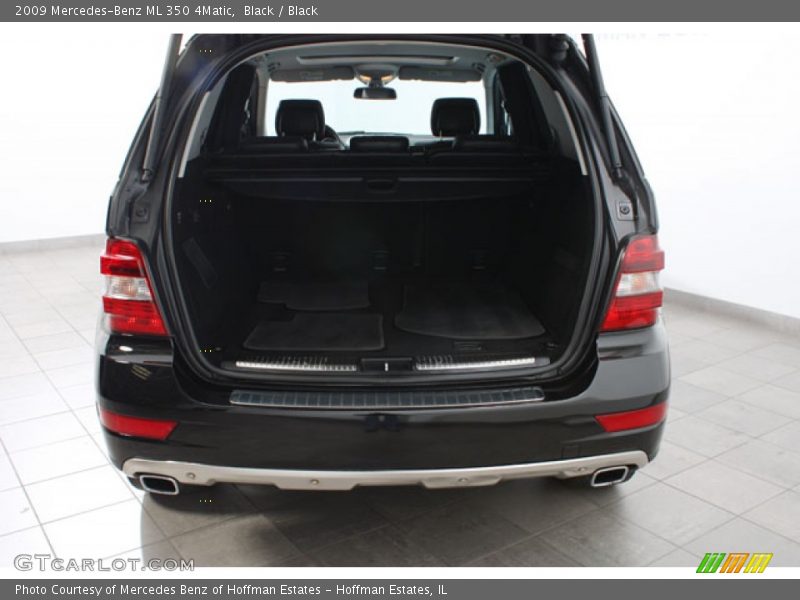 Black / Black 2009 Mercedes-Benz ML 350 4Matic