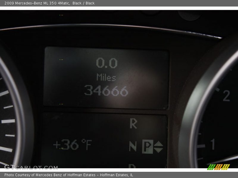 Black / Black 2009 Mercedes-Benz ML 350 4Matic