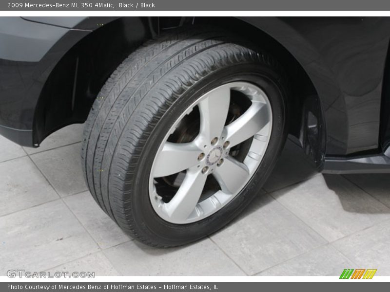 Black / Black 2009 Mercedes-Benz ML 350 4Matic