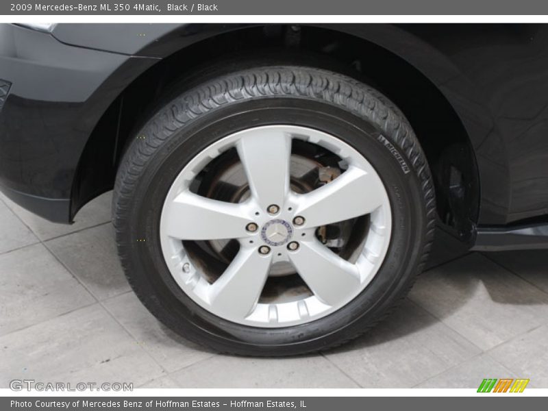 Black / Black 2009 Mercedes-Benz ML 350 4Matic