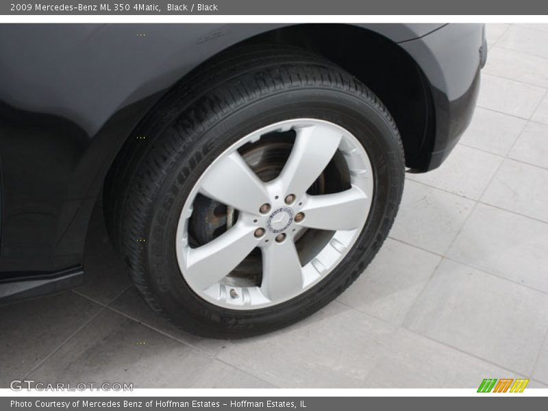 Black / Black 2009 Mercedes-Benz ML 350 4Matic