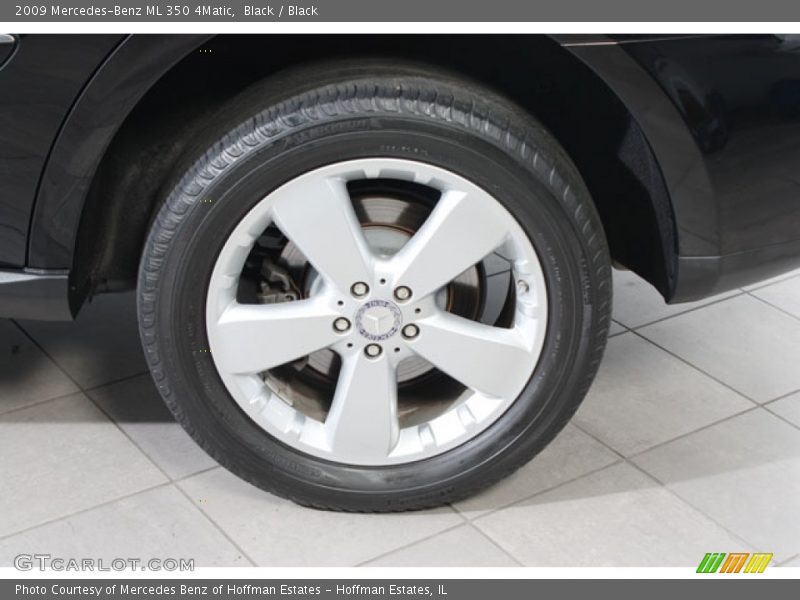 Black / Black 2009 Mercedes-Benz ML 350 4Matic