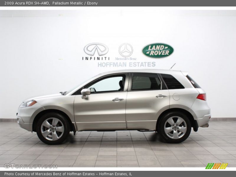 Palladium Metallic / Ebony 2009 Acura RDX SH-AWD