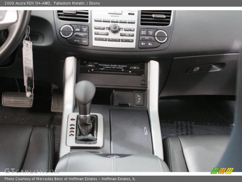 Palladium Metallic / Ebony 2009 Acura RDX SH-AWD