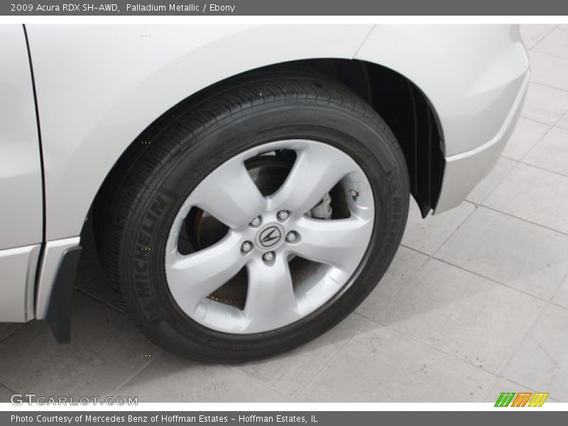 Palladium Metallic / Ebony 2009 Acura RDX SH-AWD