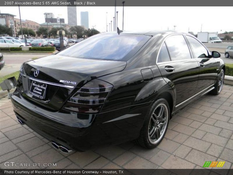 Black / Black 2007 Mercedes-Benz S 65 AMG Sedan