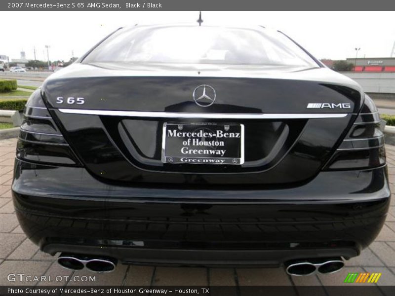 Black / Black 2007 Mercedes-Benz S 65 AMG Sedan