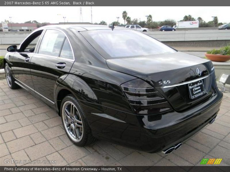 Black / Black 2007 Mercedes-Benz S 65 AMG Sedan