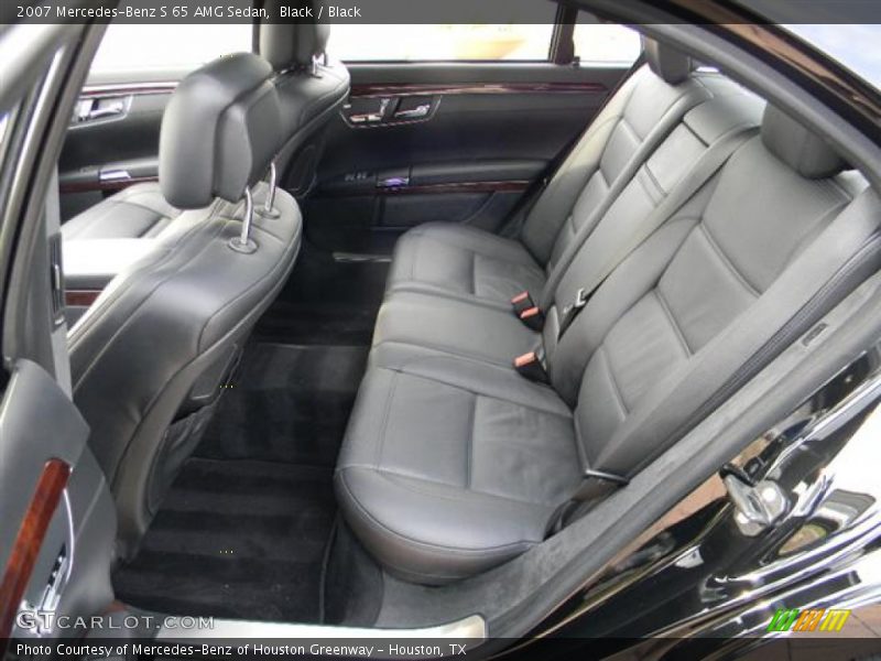  2007 S 65 AMG Sedan Black Interior