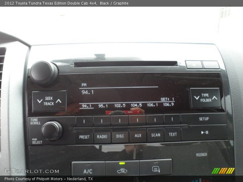 Black / Graphite 2012 Toyota Tundra Texas Edition Double Cab 4x4